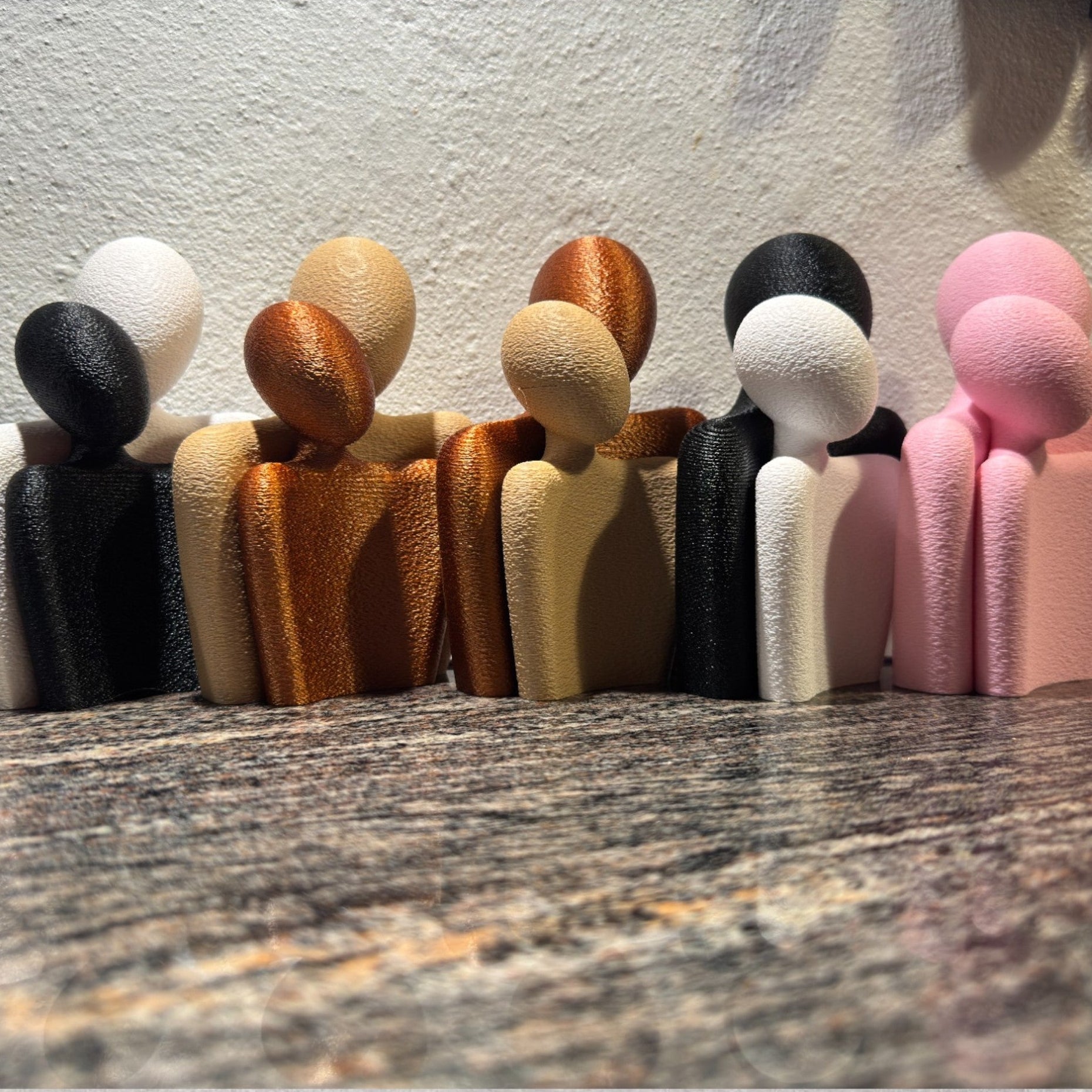 Sabre Romantisk Valentins Statue - Romantisk borddekoration og gaveidé i 3D-printet form til hjemmet fra JM Dimensions