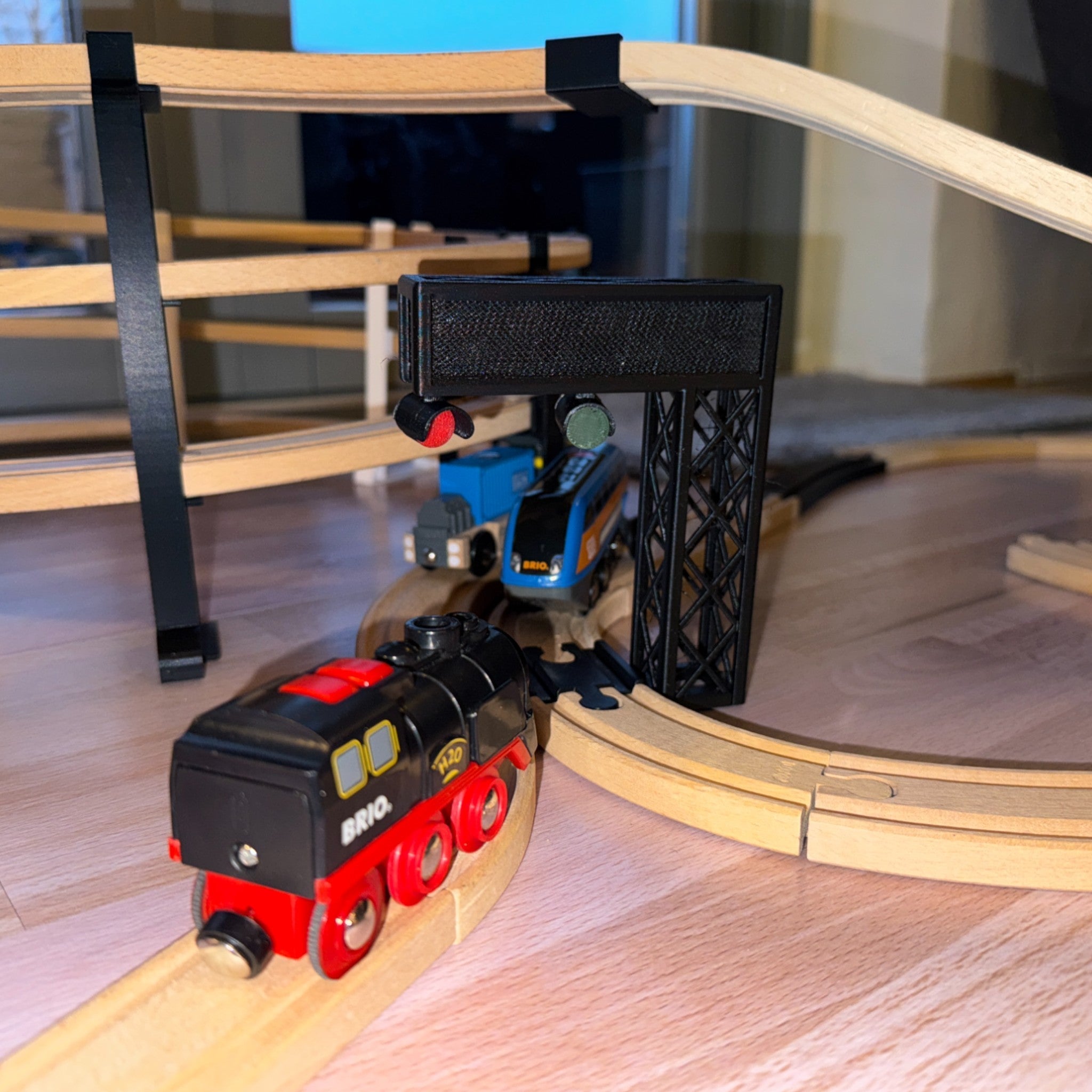 Toglyssignal til Togbaner - Bruges til at styre togbaners signaler i modeljernbane fra JM Dimensions