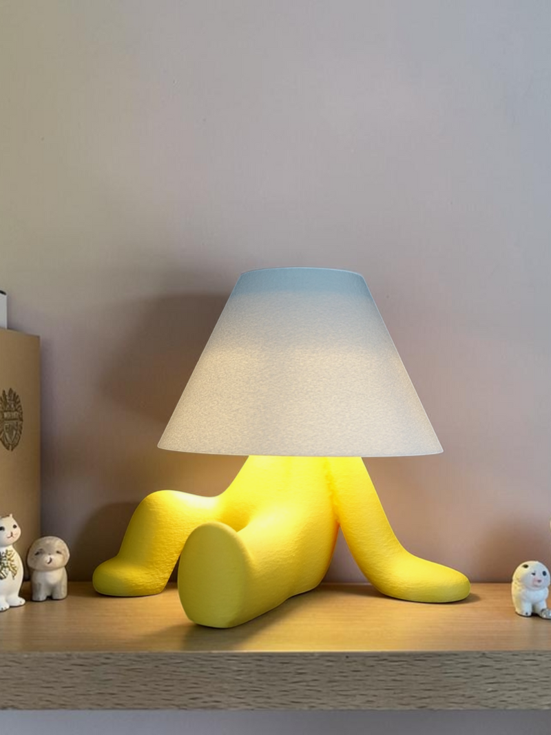 Loopy Lamp Chill set forfra, 3D-printet i Holstebro af JM Dimensions