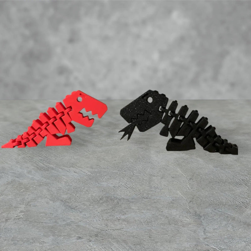 Flexi Rex Dinosaur – Bevægelig Model i Flere Størrelser - Billede 3