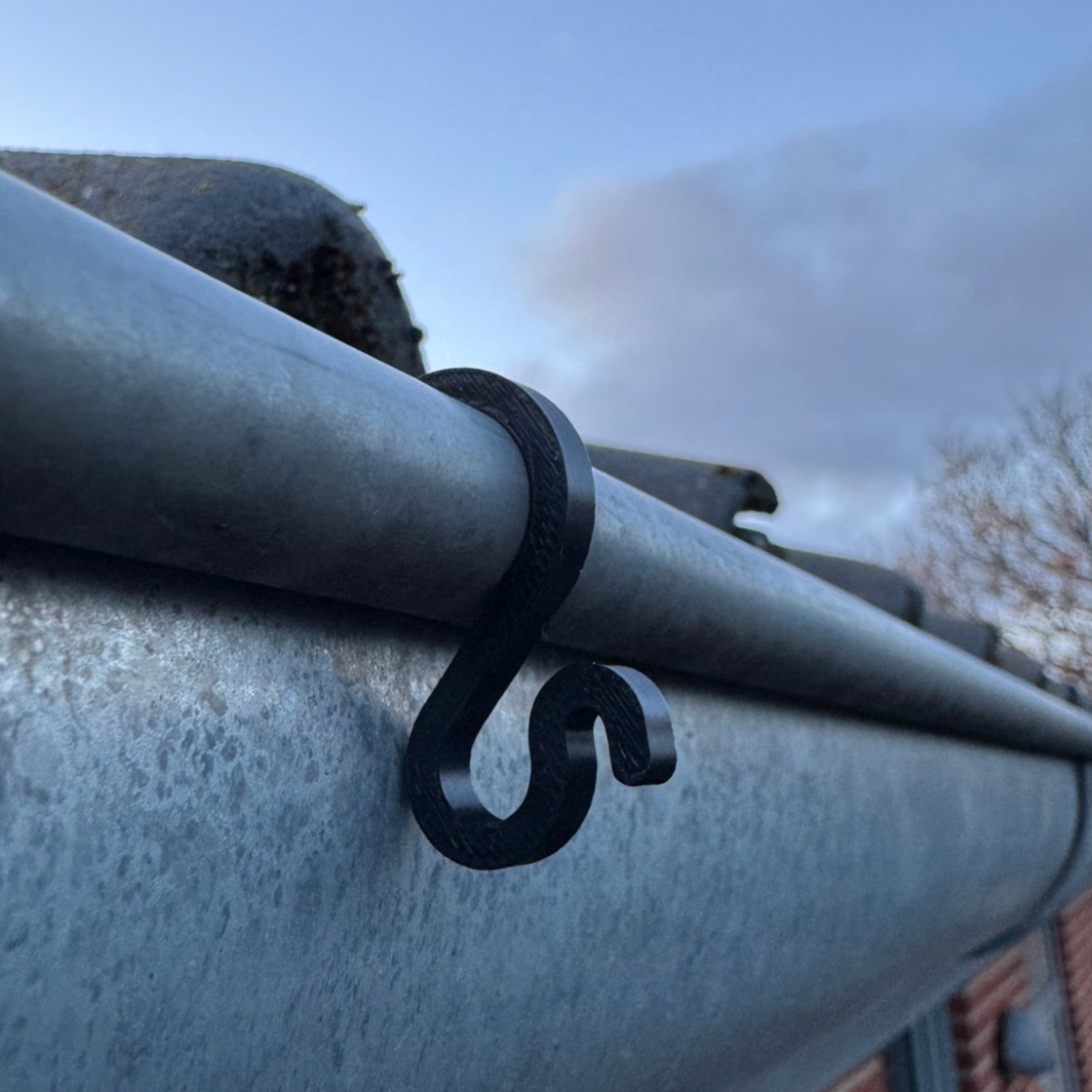 Kroge/Clips til Tagrende - Holdere til Lyskæder, Julelys & Festtelt - Billede 2