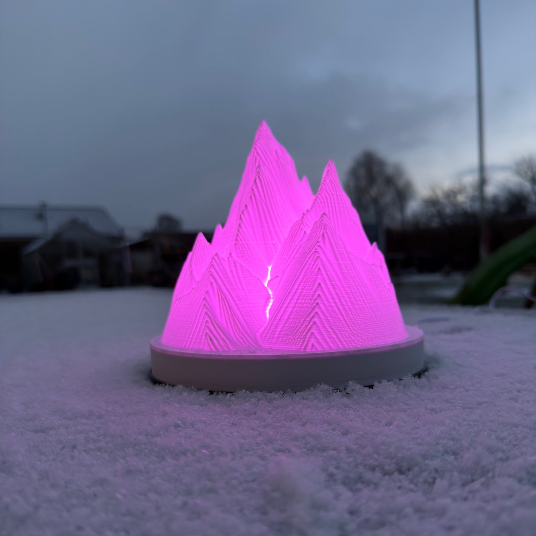 Krystal Lampe - Billede 2