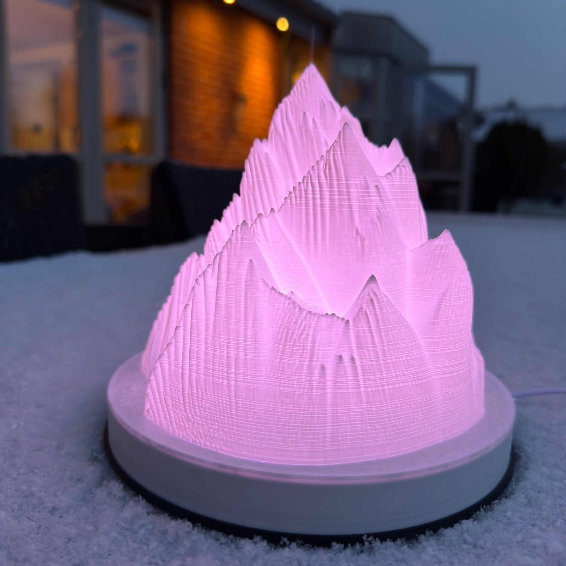 Krystal Lampe - Billede 3