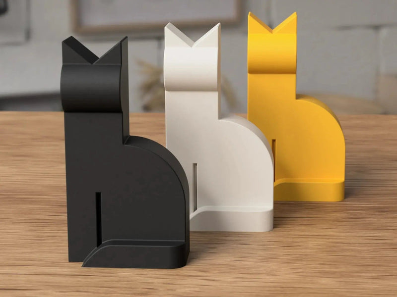 Sabre Dekorativ Katte Statue – Fås i Flere Farver - Billede 1