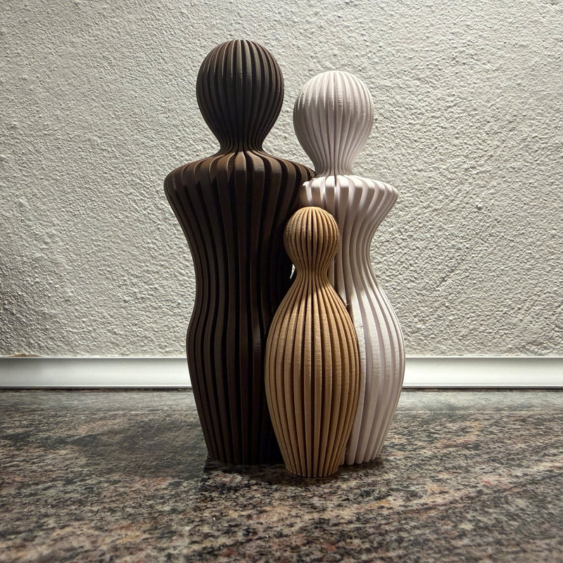 Sabre Familieskulptur med 1 barn - Billede 2