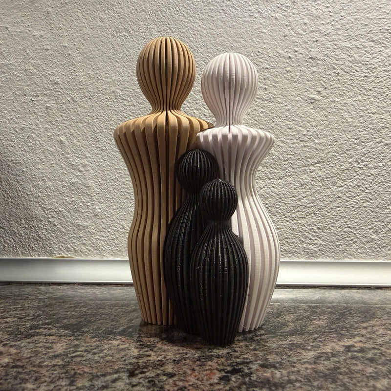 Sabre Familieskulptur med 2 børn - Billede 4