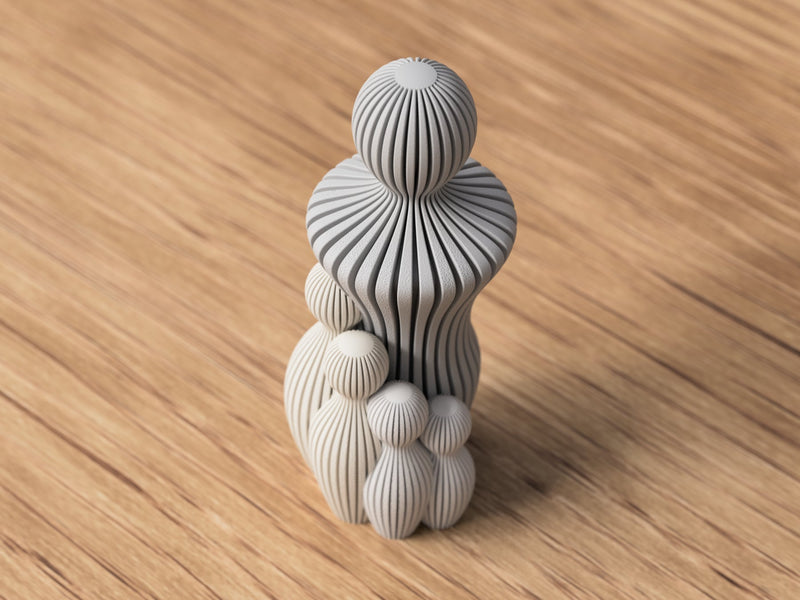 Sabre Fars dag Skulptur med 4 børn - Billede 2