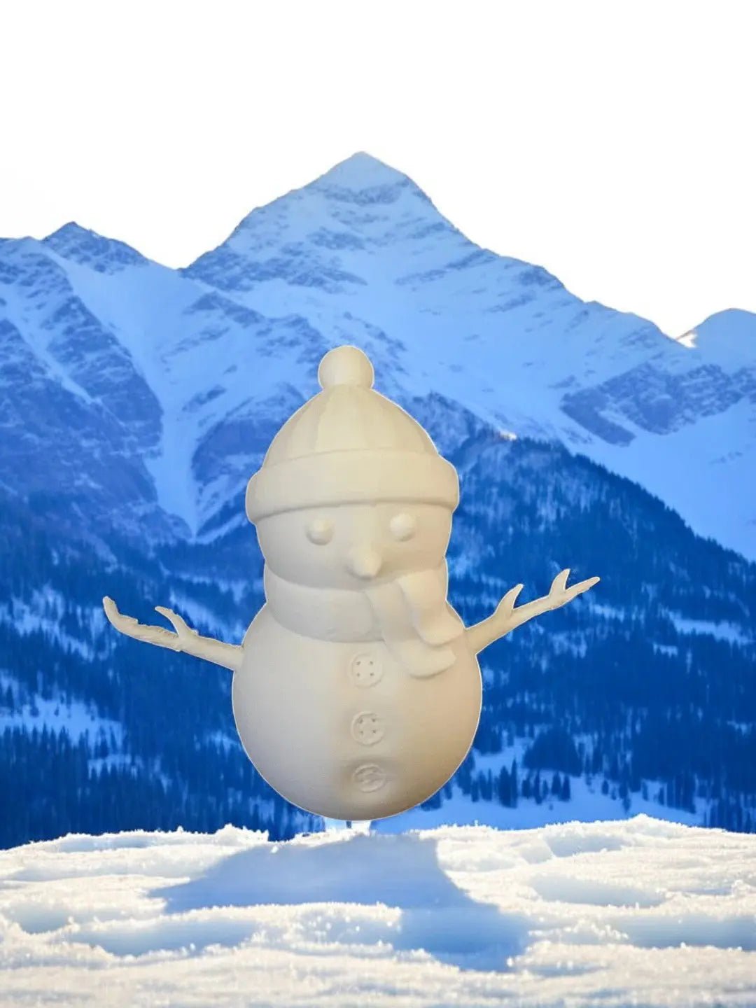 Snemand – Vinter Dekoration med Farvevalg - JMDimensions - Stag3D