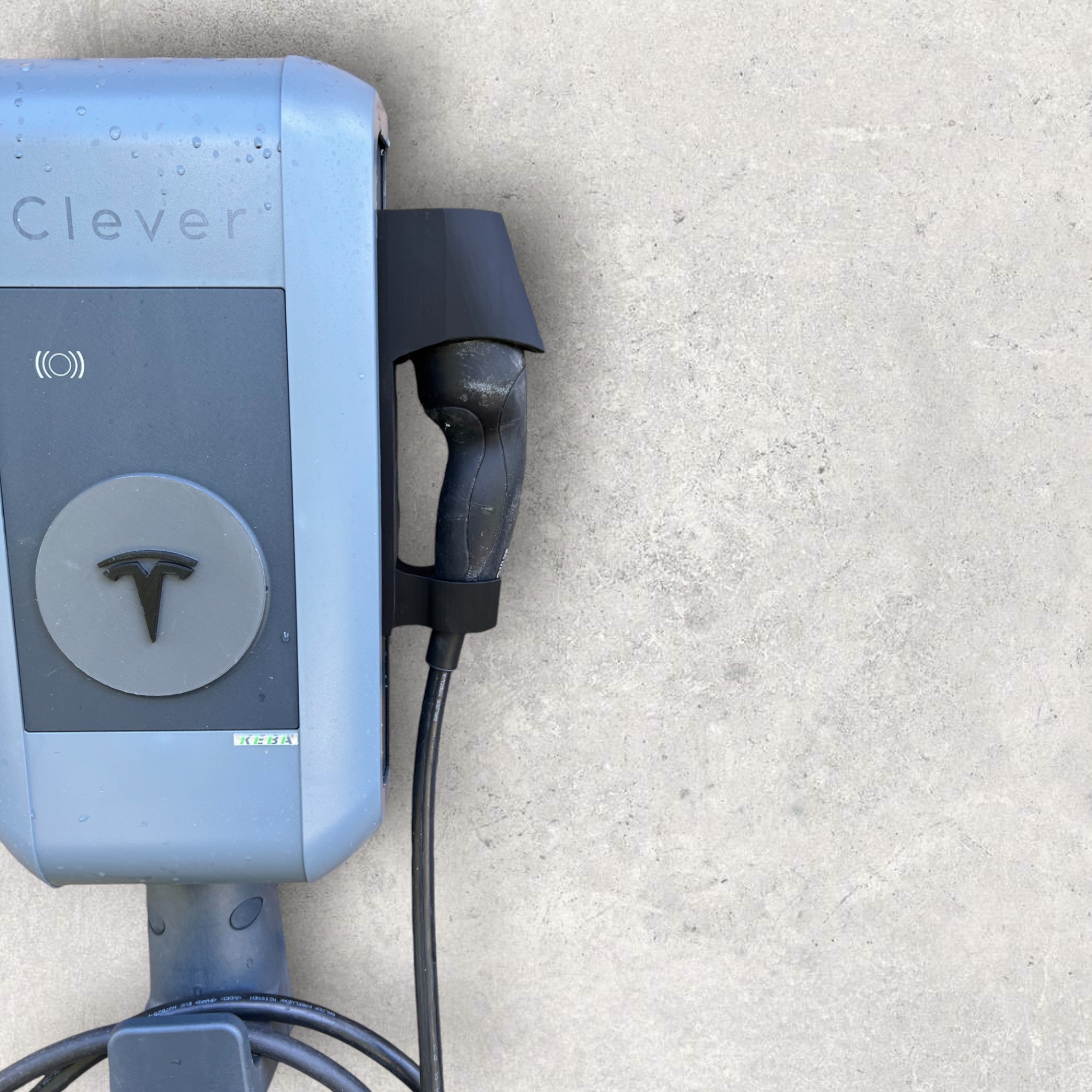 Type 2 Stikholder til Clever Ladeboks - JMDimensions - Jansol